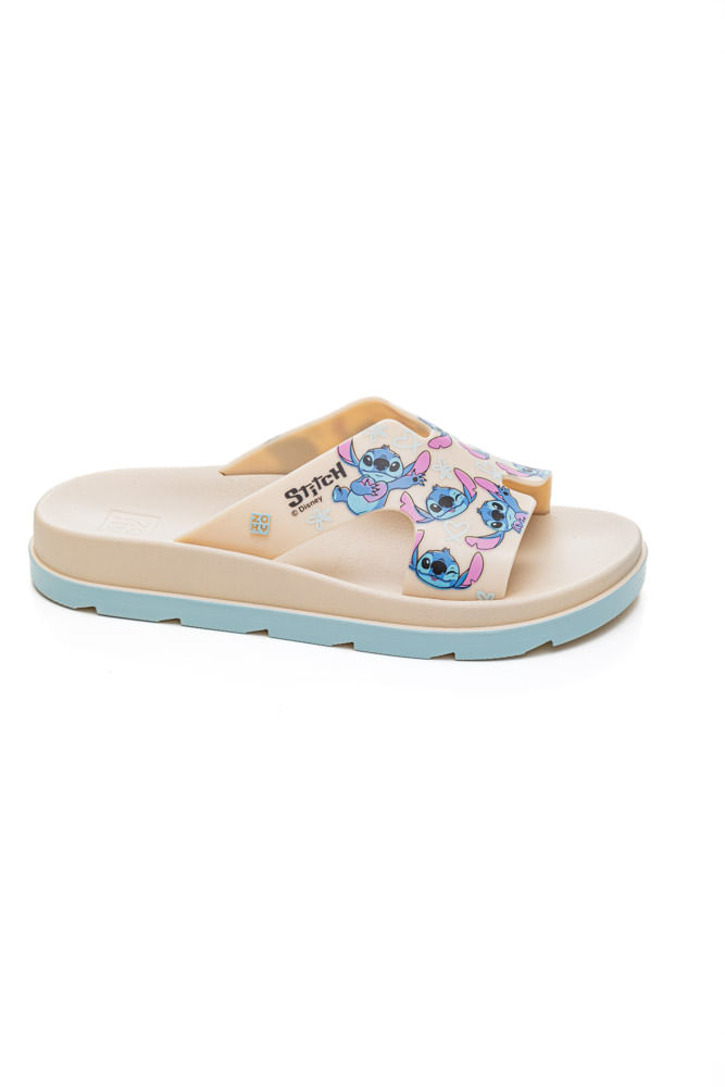 Chinelo-Zaxy-Slide-Feminino-Disney-Daily-Stitch19169-Bk054-Off-White