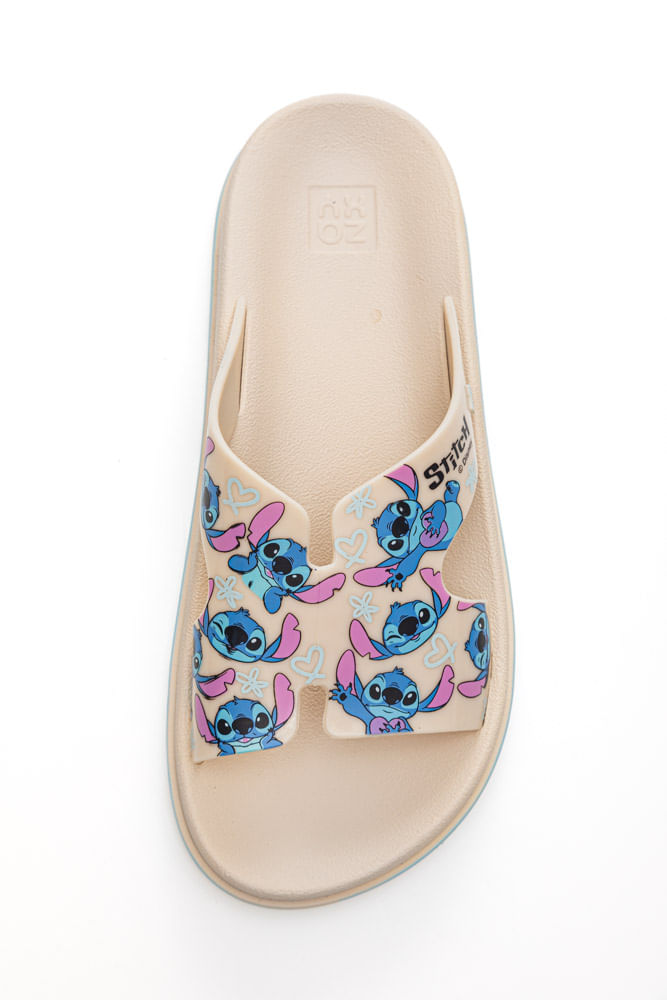 Chinelo-Zaxy-Slide-Feminino-Disney-Daily-Stitch19169-Bk054-Off-White