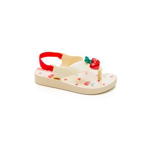 Chinelo Ipanema Belle Baby Cereja 27248-Bj103 Bege