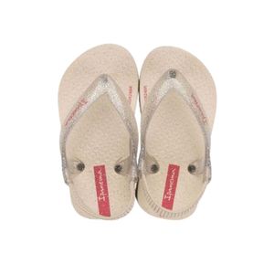Chinelo Ipanema Glitter Infantil Menina 27182-Be466 Bege