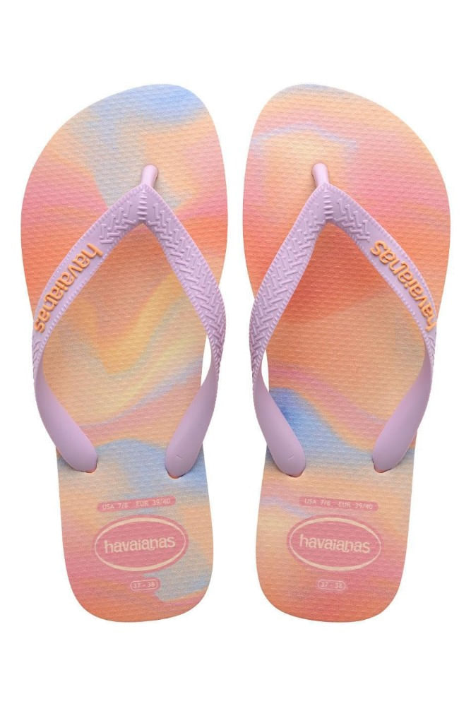Chinelo Havaianas Top Fashion Feminina 7431 Laranja