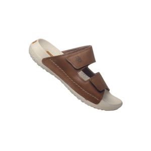 Chinelo Pegada Masculino Em Couro 133403-02 Marrom