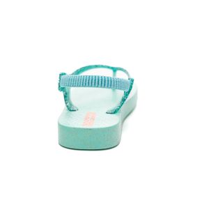 Chinelo Ipanema Infantil Menina Glitter 27182-Bk023 Azul