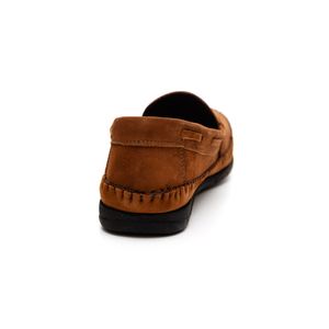 Sapato Serafim Mocassim Masculino Couro 400new Caramelo