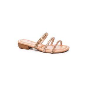 Chinelo Mississipi De Salto Baixo Feminina Me091-02 Cobre