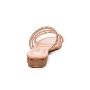 Chinelo Mississipi De Salto Baixo Feminina Me091-02 Cobre