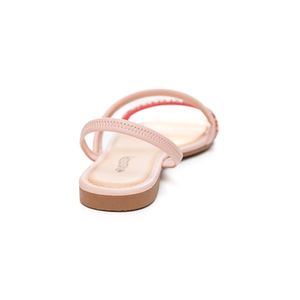 Sandália Mississipi Rasteira Feminina Tira Maleável Q7882a-04 Rosa