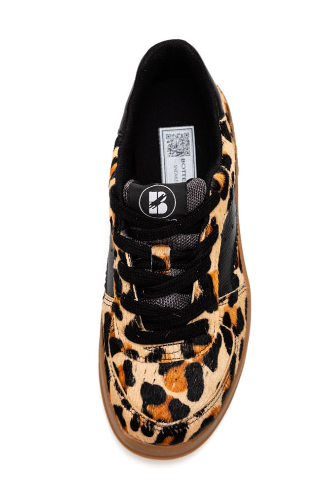 Tenis-Bottero-Casual-Feminino-Couro-Camurca-Estampa-De-Onca-364909-Animal-Print