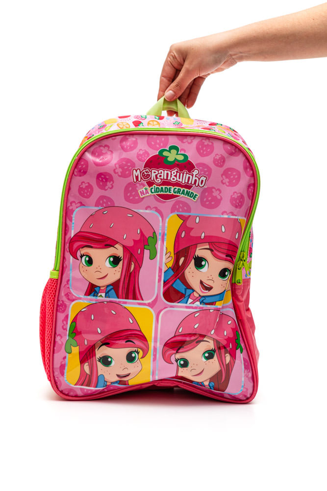 Mochila-De-Costas-Luxcel-Infantil-Da-Moranguinho-Is41151mg-Verde