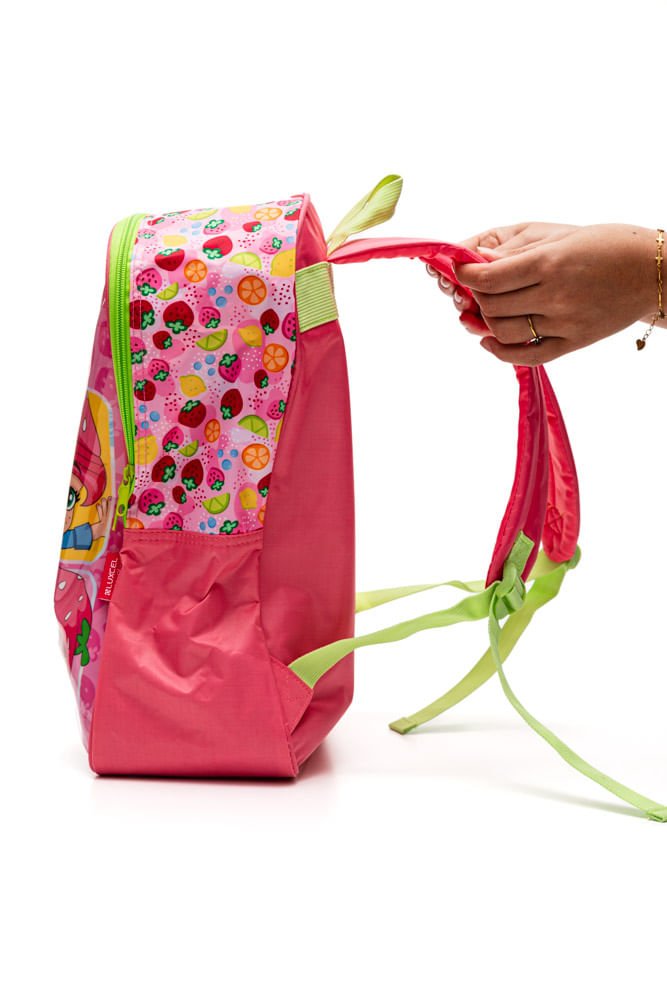 Mochila-De-Costas-Luxcel-Infantil-Da-Moranguinho-Is41151mg-Verde