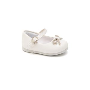 Sapatilha Klin Princesa Infantil Menina Laço Brilhante 125.174-1 Branco