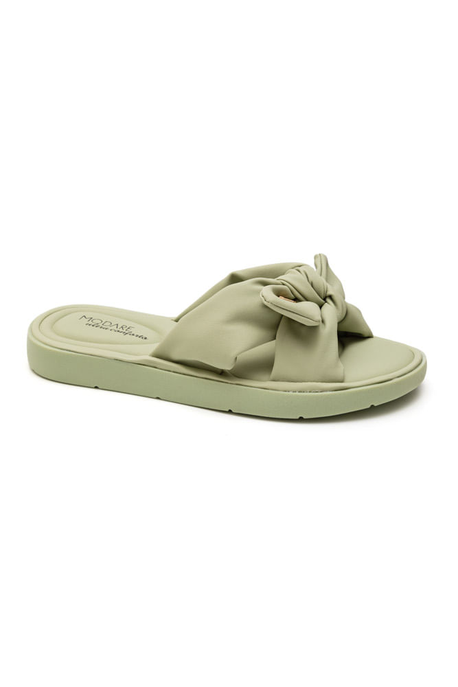 Chinelo-Modare-Ultra-Soft-Slide-Com-Laco-Feminino-7208.101-Verde-Claro