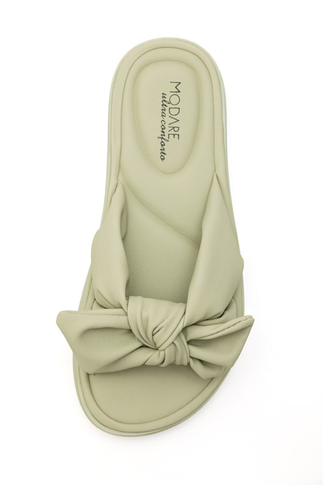 Chinelo-Modare-Ultra-Soft-Slide-Com-Laco-Feminino-7208.101-Verde-Claro