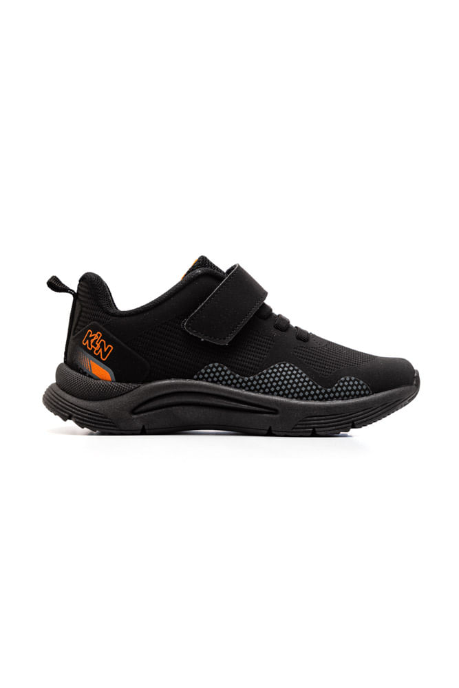 Tenis-Klin-New-Sport-Kids-Juvenil-Menino-Velcro-480.067-Preto