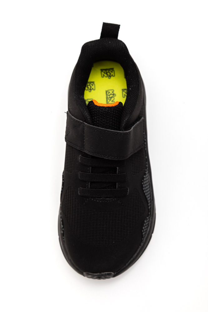 Tenis-Klin-New-Sport-Kids-Juvenil-Menino-Velcro-480.067-Preto