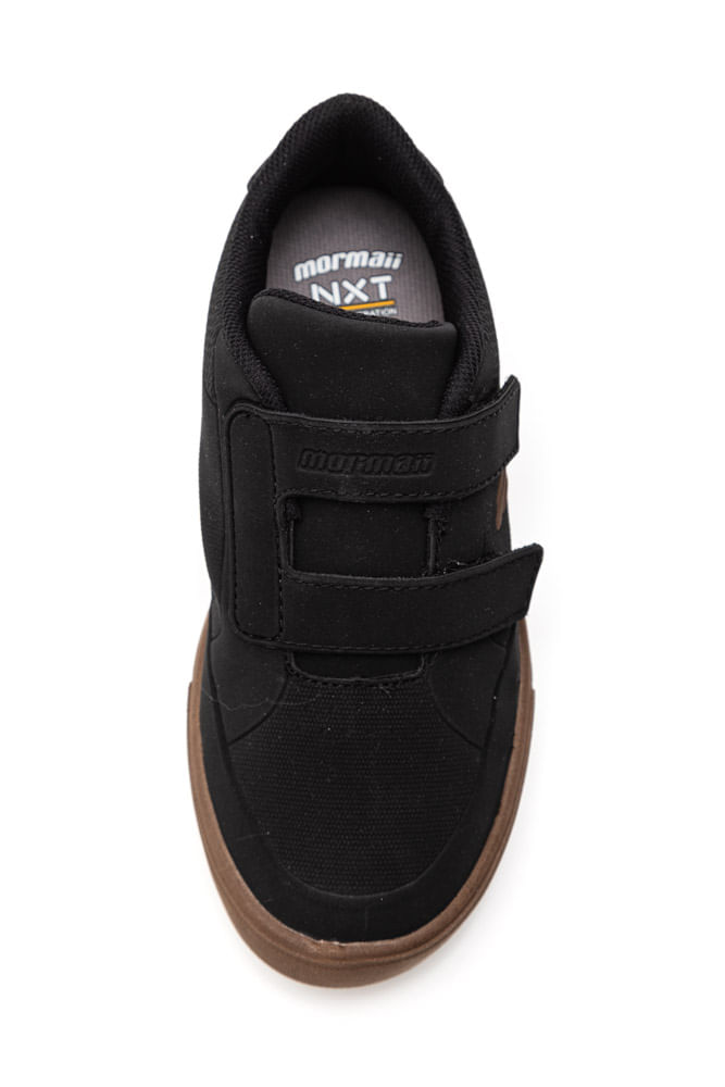 Tenis-Mormaii-Urban-Jr-Velcro-Juvenil-Menino-Preto