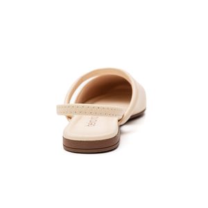 Sapatilha Beira Rio  Rasteira Feminina Tira Elástica 4323.101 Off-White