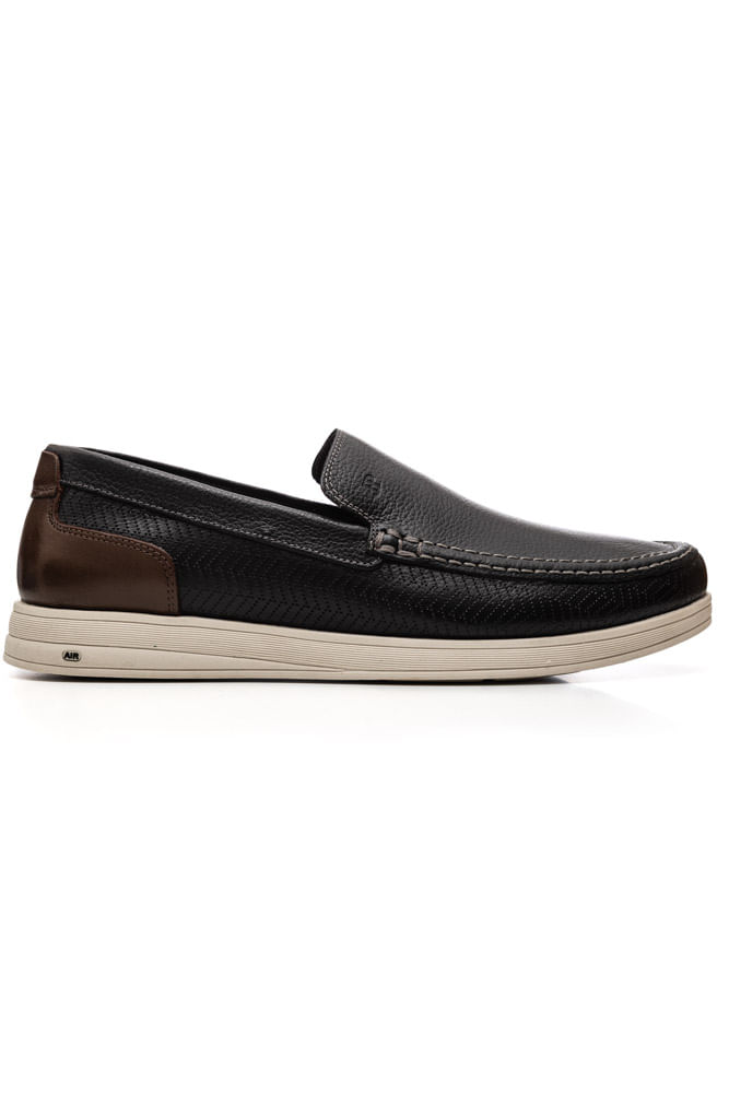 Sapato Jota Pe Casual Masculino Mocassim 90250-Sb5517c Marrom