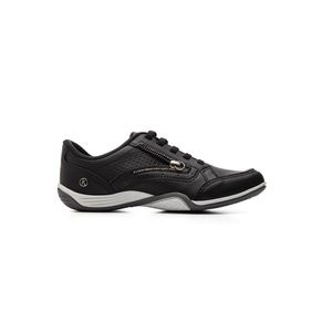 Tênis Kolosh Casual Feminino Cunho Gel C3691-01 Preto