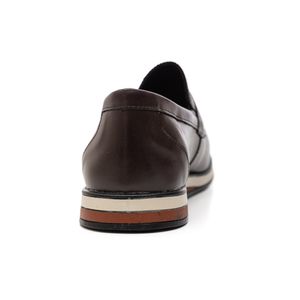 Sapato Br2 Casual Masculino Em Couro 1853-0032 Marrom