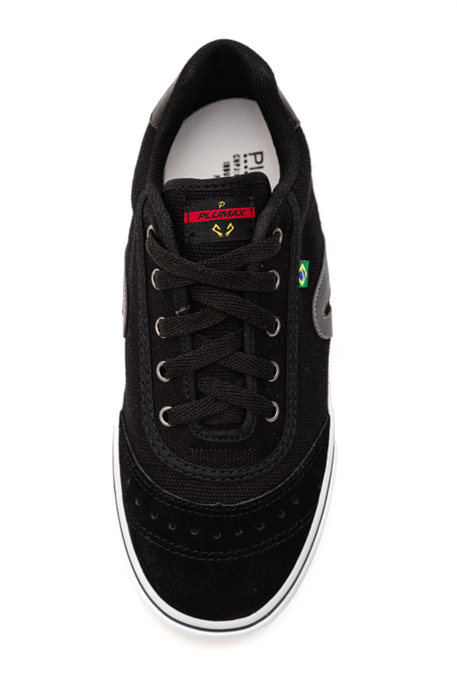 Tenis-Plumax-Chuteira-Indoor-Unissex-300-Ptogra-Preto