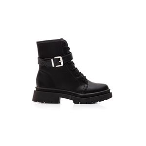 Bota Molekinha Cano Medio Juvenil Menina Fivela 2182.112.23572 Preto