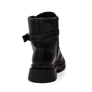 Bota Molekinha Cano Medio Juvenil Menina Fivela 2182.112.23572 Preto