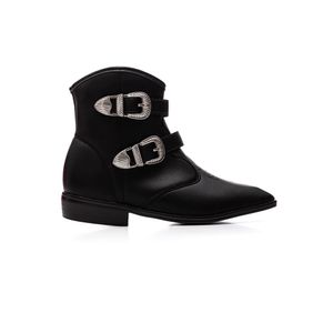 Bota Molekinha Country Juvenil Menina Napa Fivelas 2183.202 Preto