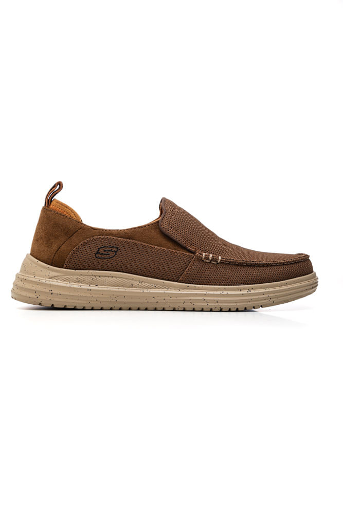 Tenis-Casual-Skechers-204568-Brn-Marrom