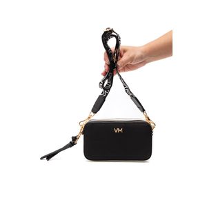 Bolsa Via Marte Shoulder Pequena Feminina B1-140-01 Preto