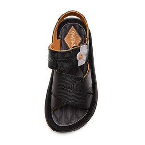 Sandália Cartago Santorini 7 Maculina 12412-Be481 Preto