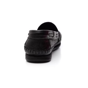 Sapato Serafim Mocassim Masculino Couro 400new Preto