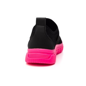 Tênis Novope Slip On Infantil Menina Velcro 99001035-1181 Preto
