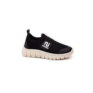 Tênis Novope Slip On Juvenil Menino Velcro 99001035-3415j Preto