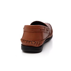Sapato Serafim Mocassim Masculino Couro 1400 Caramelo