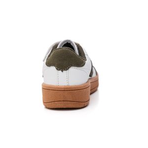 Tênis Via Vip Casual Infantil Menino Velcro Vv2600m Branco