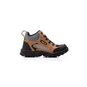 Bota Mini Pé Adventure Juvenil Menino Cano Curto Mp2401-01 Marrom