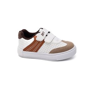 Tênis Jet Kids Casual Infantil Menino Velcro 31.025-125 Branco