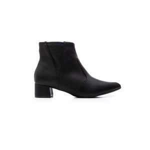 Bota Piccadilly Cano Curto Salto Médio Taci Feminina 739074 Preto