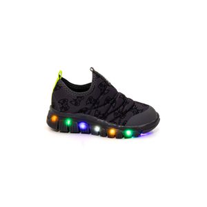 Tênis Novope Soft Led Game Infantil Menino 9900101 Cinza