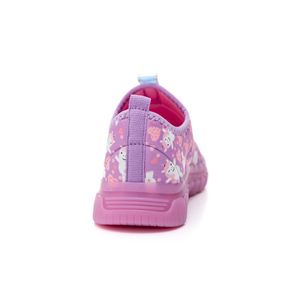 Tênis Novope Super Flex Unicórnio Infantil Menina Luz Led 9900101 Lilas