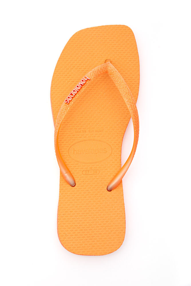Chinelo-Havaianas-Sl-Sq-Sparkle-Laranja