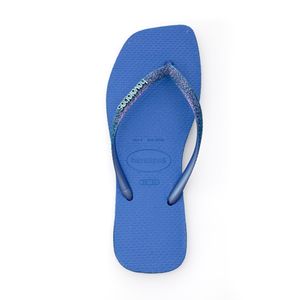 Chinelo Havaianas Sl Sq Sparkle Femenino Glitter Azul