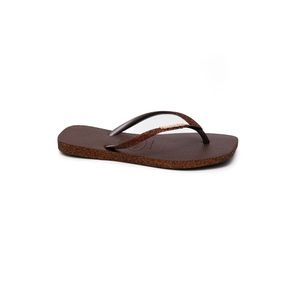 Chinelo Havaianas Sl Sq Sparkle Femenino Glitter Marrom