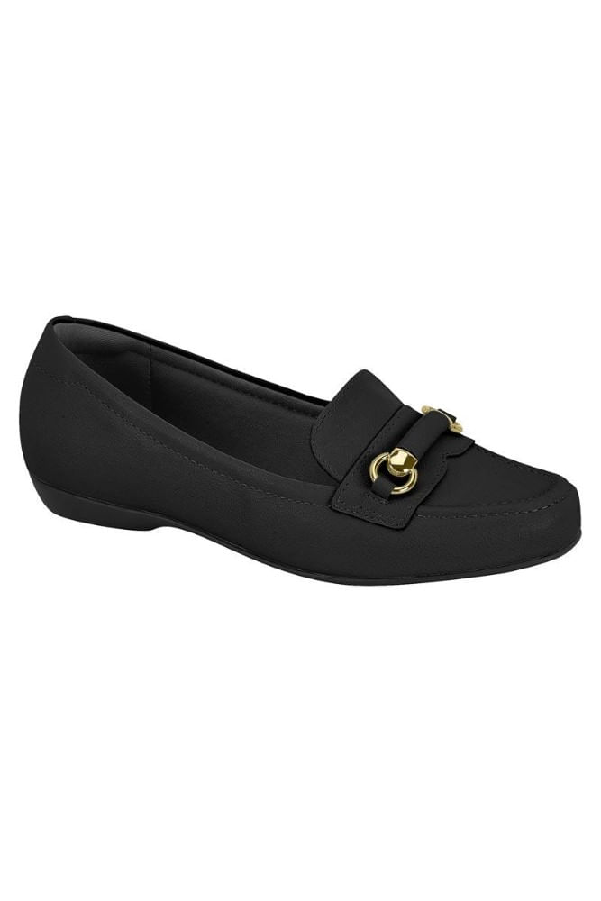 Sapato Modare Mocassim Feminino Ultra Conforto 7016.100 Preto