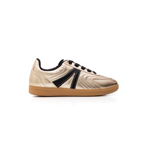 Tênis Ramarim Casual Feminino Napa Metalizado 2562103-01 Ouro