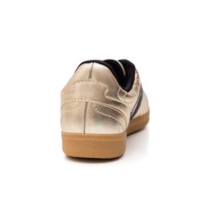 Tênis Ramarim Casual Feminino Napa Metalizado 2562103-01 Ouro