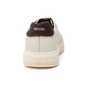 Tênis Ferracini Casual Feminino Couro 9062d Off-White