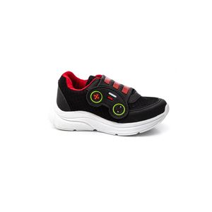 Tênis Botinho Infantil Menino Velcro Bt829m Preto