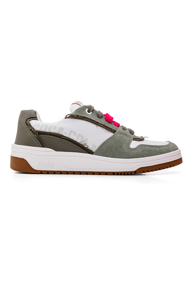 Tenis-Coca-Cola-Casual-Feminino-Cc2429-Verde